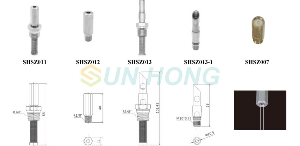 double hole trimming cutter nozzle series double hole trimming cutter nozzle series