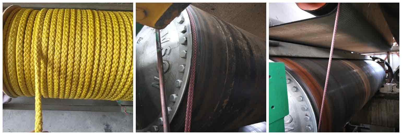 carrier rope for paper machine