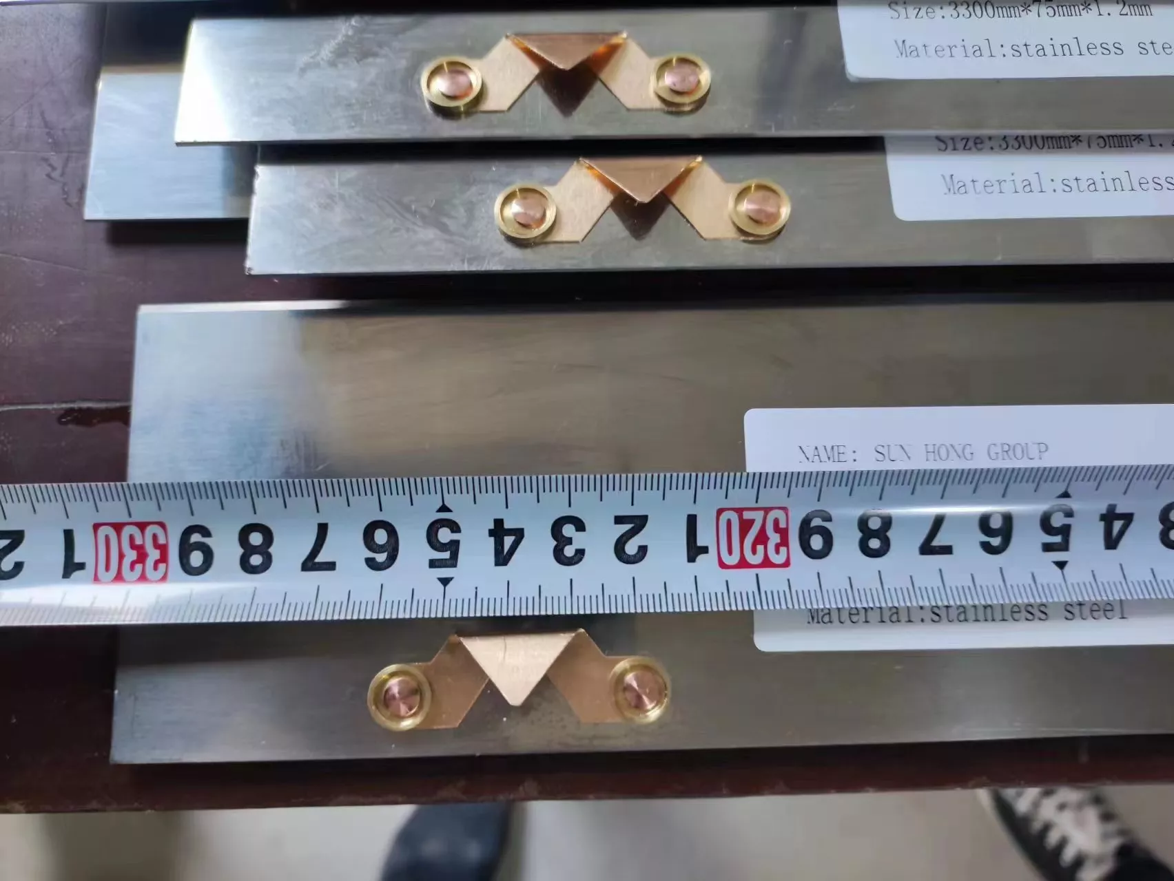 stainless steel doctor blade for paper machine