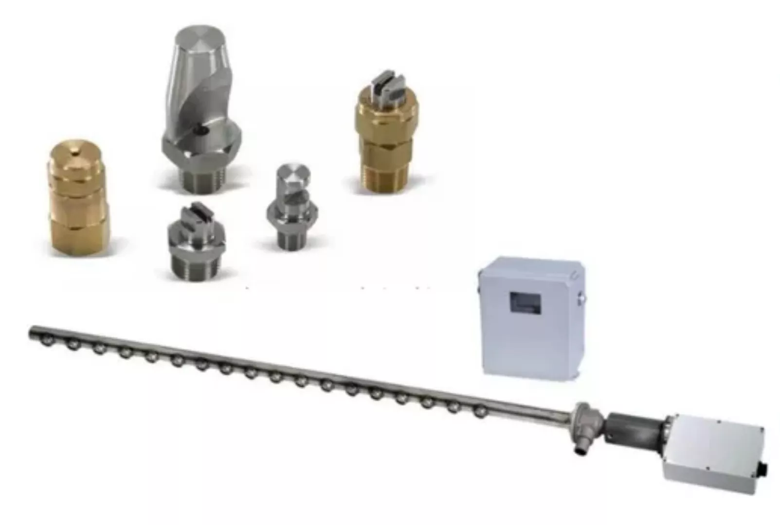 spray nozzle for paper machine shower system used for fabric and felt cleaning