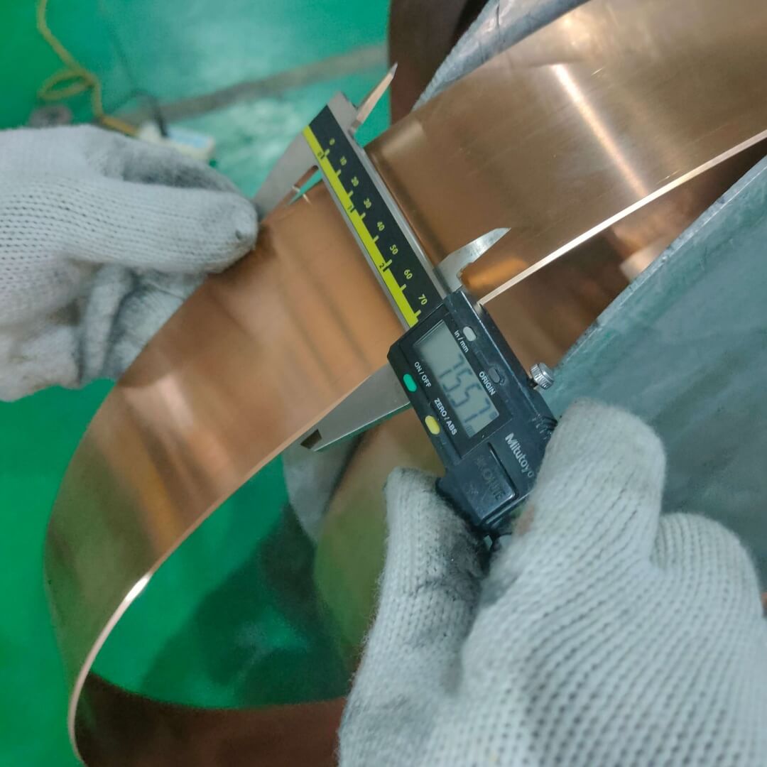 phosphor bronze doctor blade for paper machine