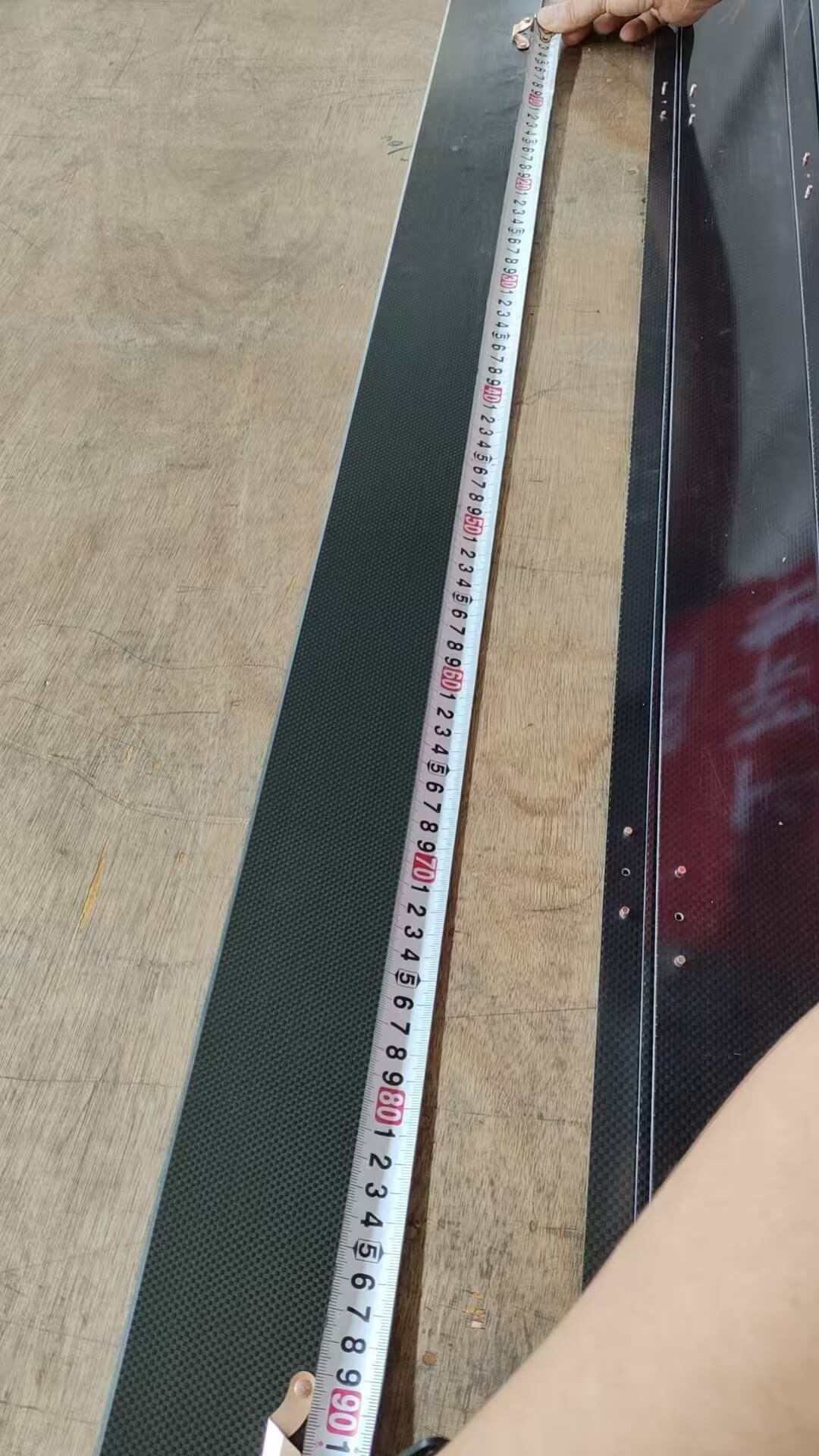 carbon fiber doctor blade for paper machine