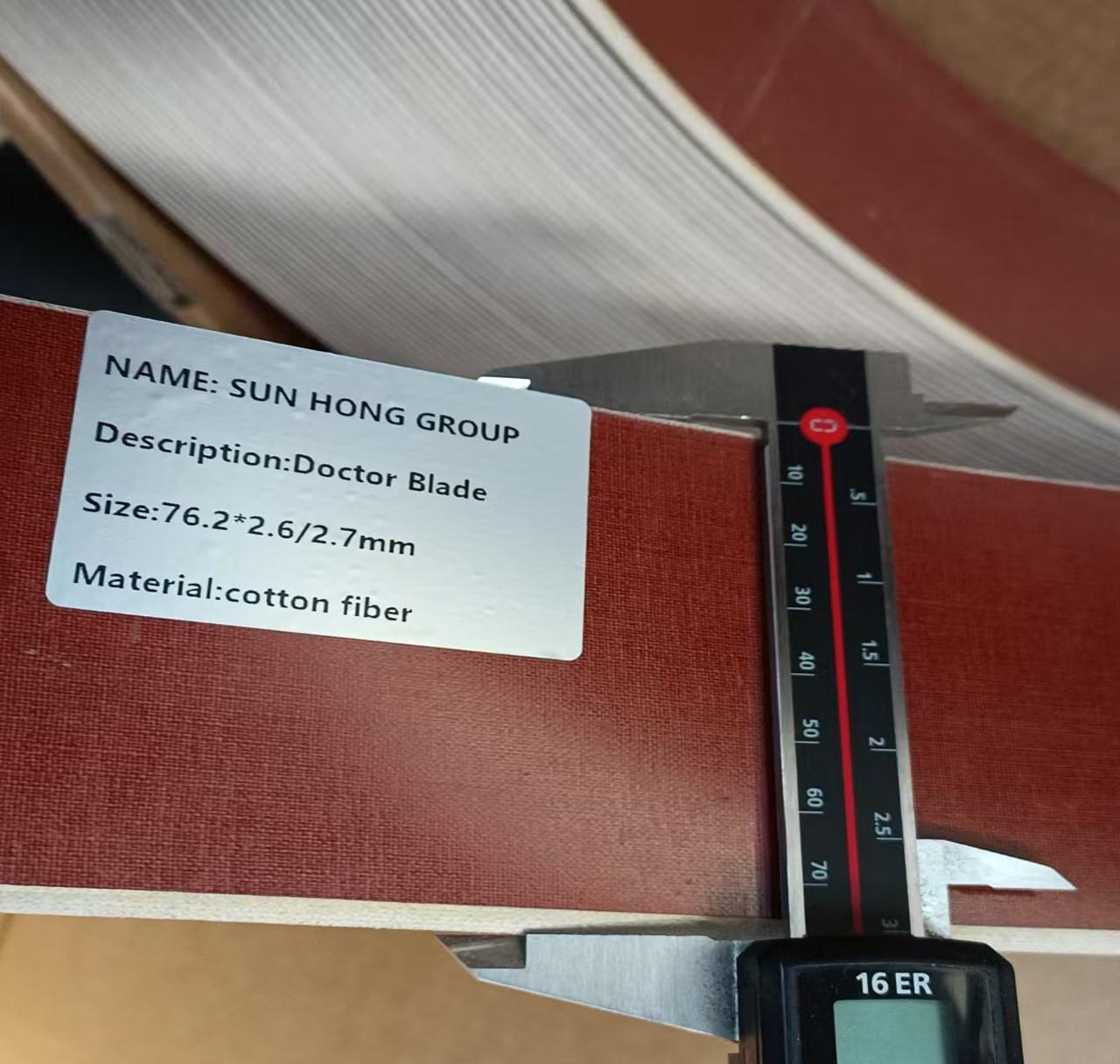 Cotton Fiber Doctor Blade
