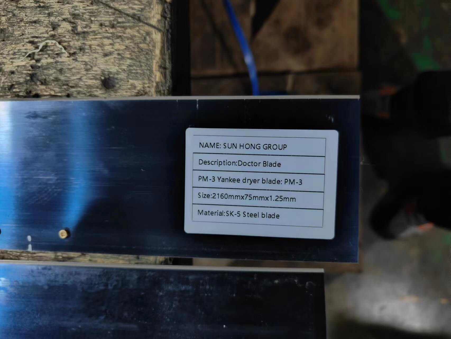 carbon steel sk-5 doctor blade for paper machine